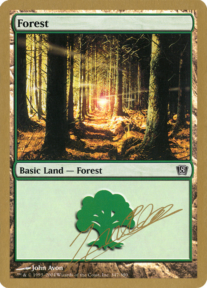 Forest (jn347) (Julien Nuijten) [World Championship Decks 2004] | Kessel Run Games Inc. 