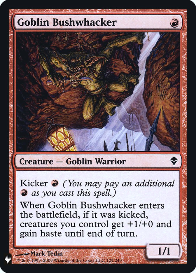 Goblin Bushwhacker [Mystery Booster] | Kessel Run Games Inc. 