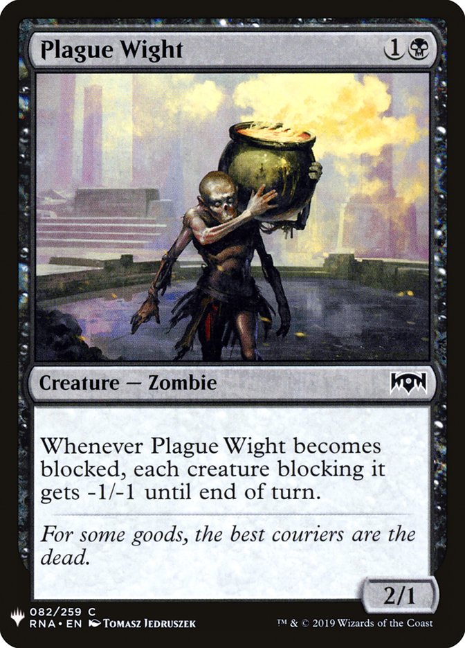 Plague Wight [Mystery Booster] | Kessel Run Games Inc. 