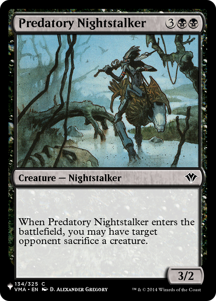 Predatory Nightstalker [The List Reprints] | Kessel Run Games Inc. 