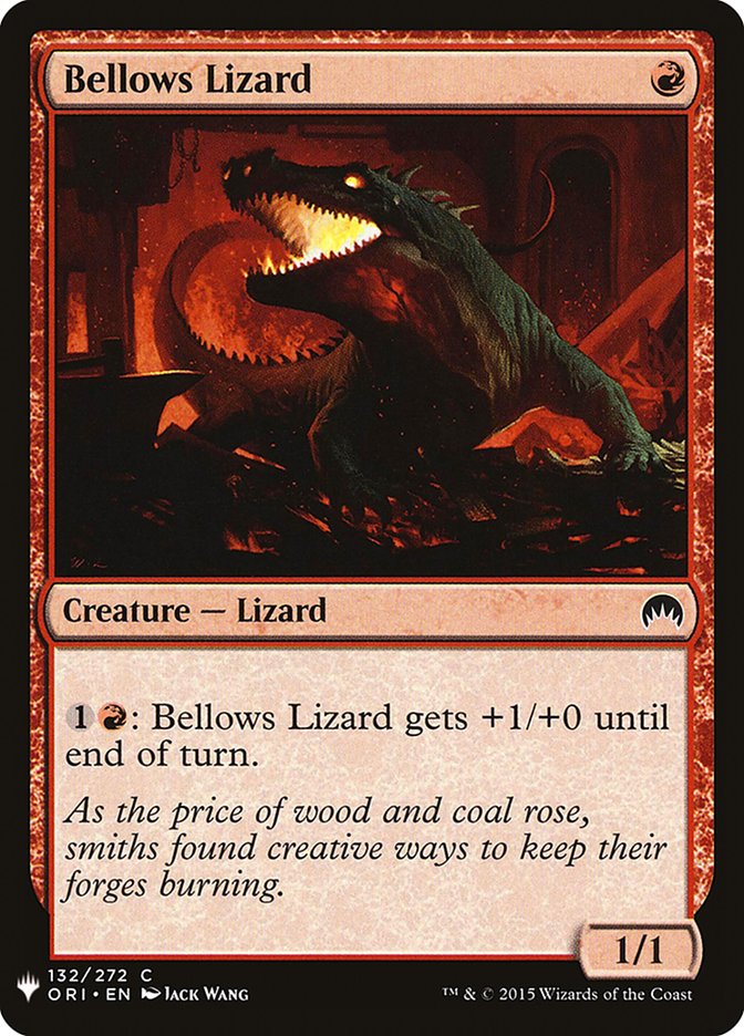 Bellows Lizard [Mystery Booster] | Kessel Run Games Inc. 