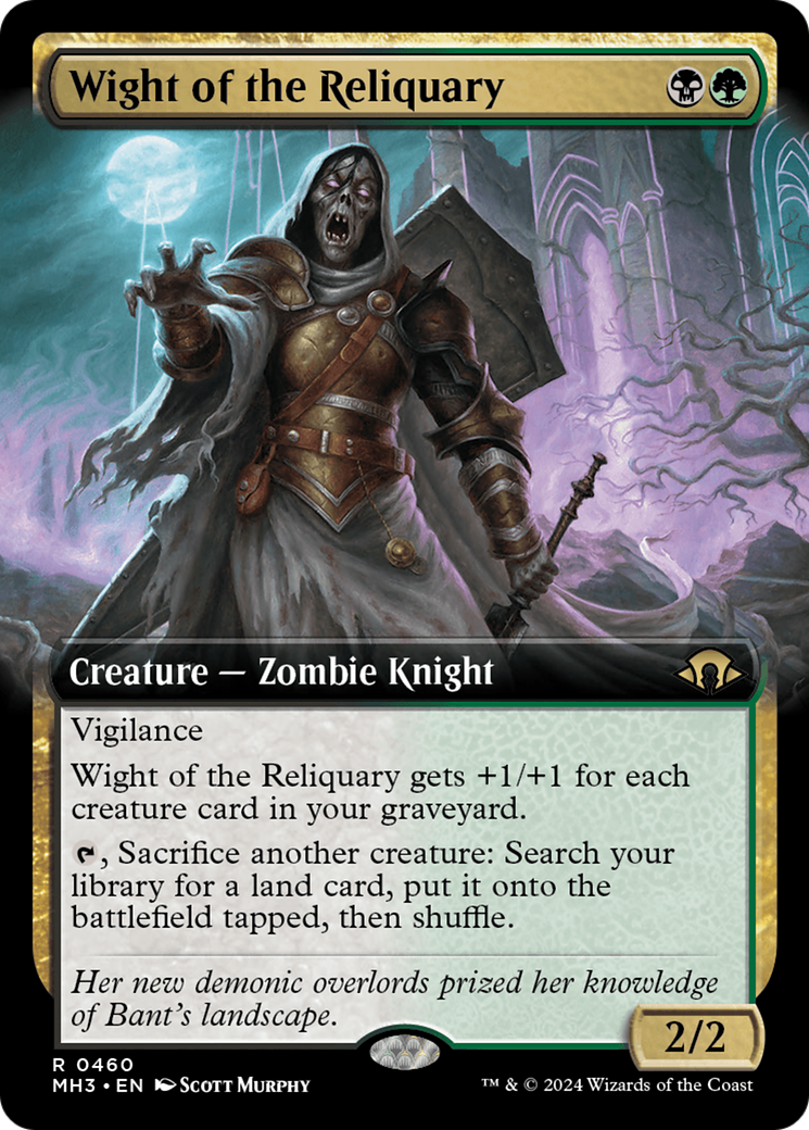 Wight of the Reliquary (Extended Art) [Modern Horizons 3] | Kessel Run Games Inc. 