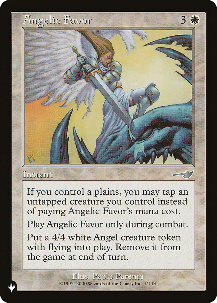 Angelic Favor [The List Reprints] | Kessel Run Games Inc. 