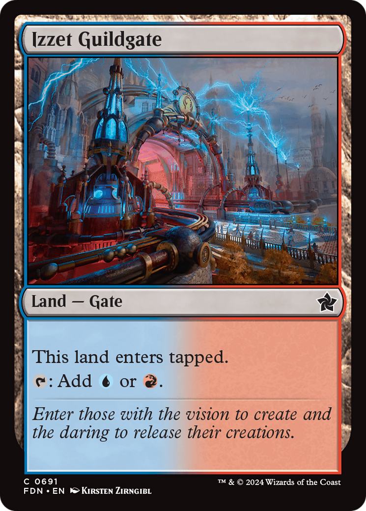 Izzet Guildgate [Foundations] | Kessel Run Games Inc. 