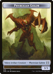 Phyrexian Goblin // Phyrexian Golem Double-Sided Token [Phyrexia: All Will Be One Tokens] | Kessel Run Games Inc. 