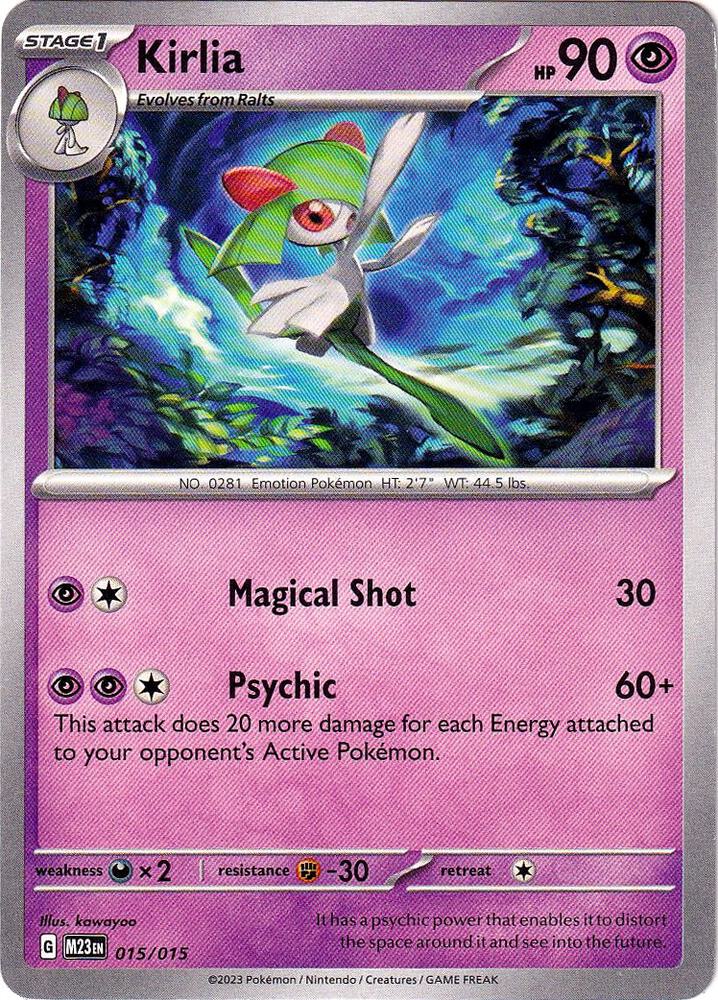 Kirlia (015/015) [McDonald's Promos: 2023 Collection] | Kessel Run Games Inc. 