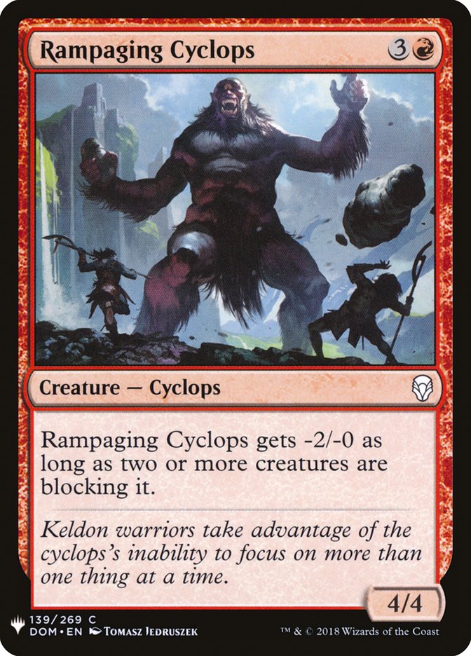 Rampaging Cyclops [Mystery Booster] | Kessel Run Games Inc. 