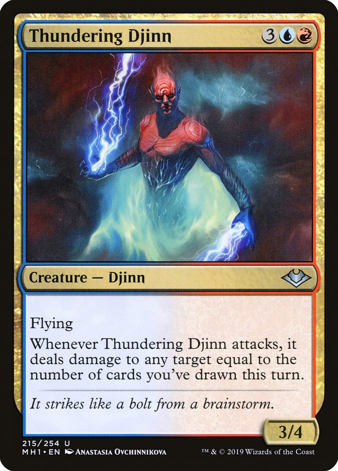 Thundering Djinn [Modern Horizons] | Kessel Run Games Inc. 