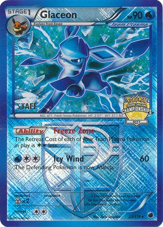 Glaceon (023/116) (City Championships) (Staff) [League & Championship Cards] | Kessel Run Games Inc. 