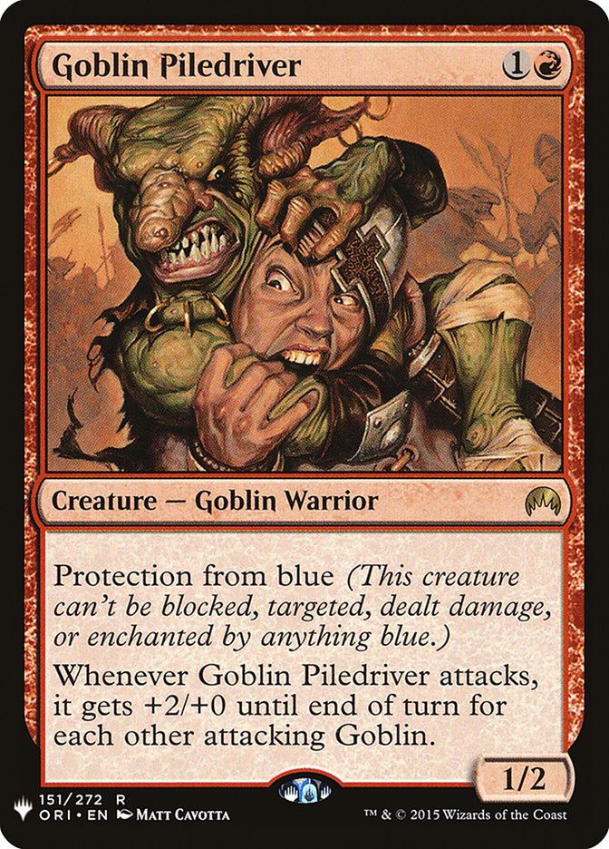 Goblin Piledriver [Mystery Booster] | Kessel Run Games Inc. 