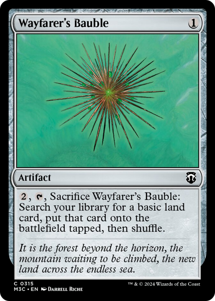 Wayfarer's Bauble (Ripple Foil) [Modern Horizons 3 Commander] | Kessel Run Games Inc. 