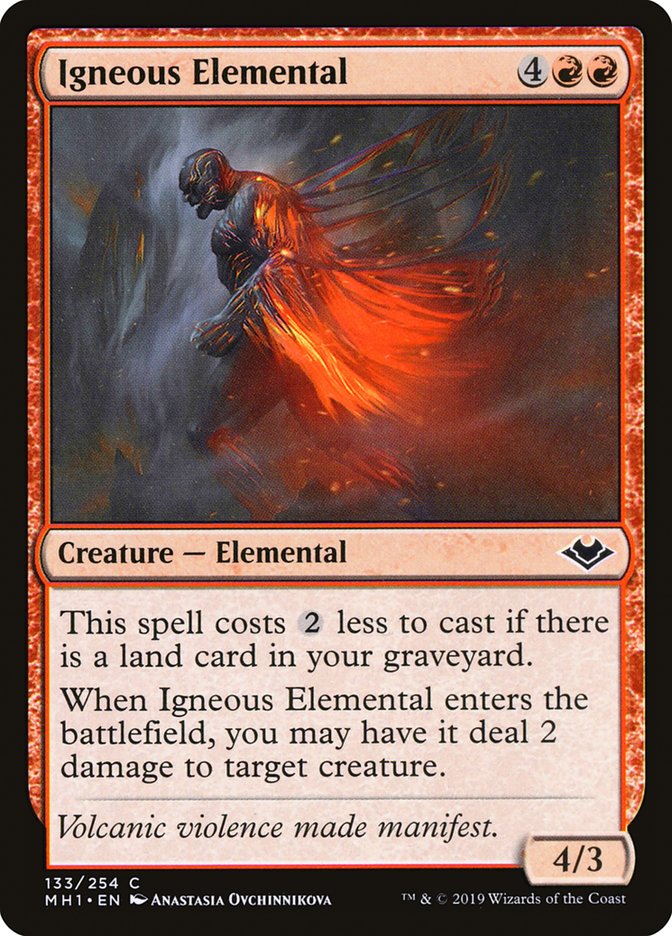 Igneous Elemental [Modern Horizons] | Kessel Run Games Inc. 