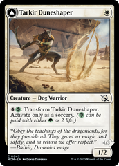 Tarkir Duneshaper // Burnished Dunestomper [March of the Machine] | Kessel Run Games Inc. 