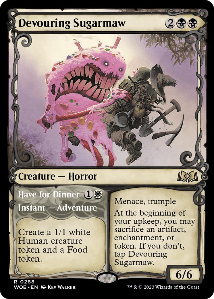 Devouring Sugarmaw // Have For Dinner (Showcase) [Wilds of Eldraine] | Kessel Run Games Inc. 