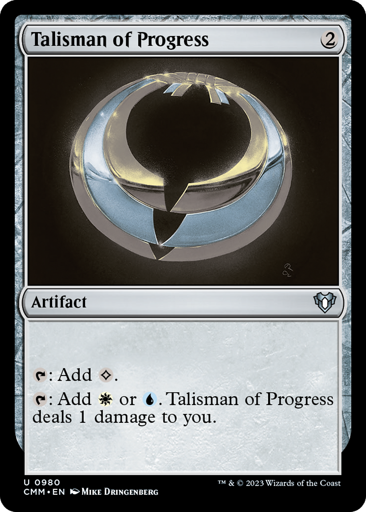 Talisman of Progress [Commander Masters] | Kessel Run Games Inc. 