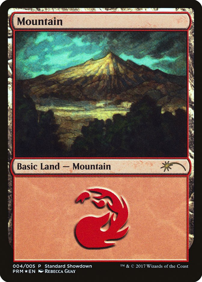 Mountain (Rebecca Guay) [Standard Showdown Promos] | Kessel Run Games Inc. 