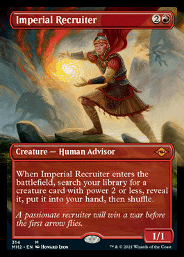 Imperial Recruiter (Borderless Alternate Art) [Modern Horizons 2] | Kessel Run Games Inc. 