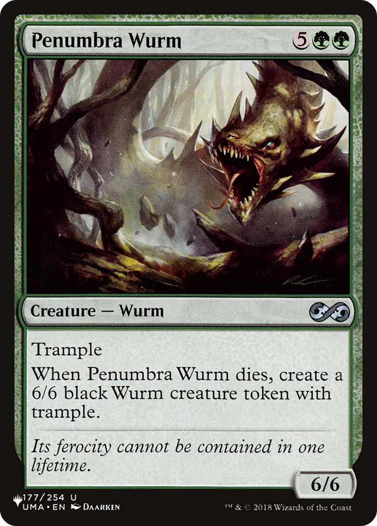 Penumbra Wurm [The List Reprints] | Kessel Run Games Inc. 