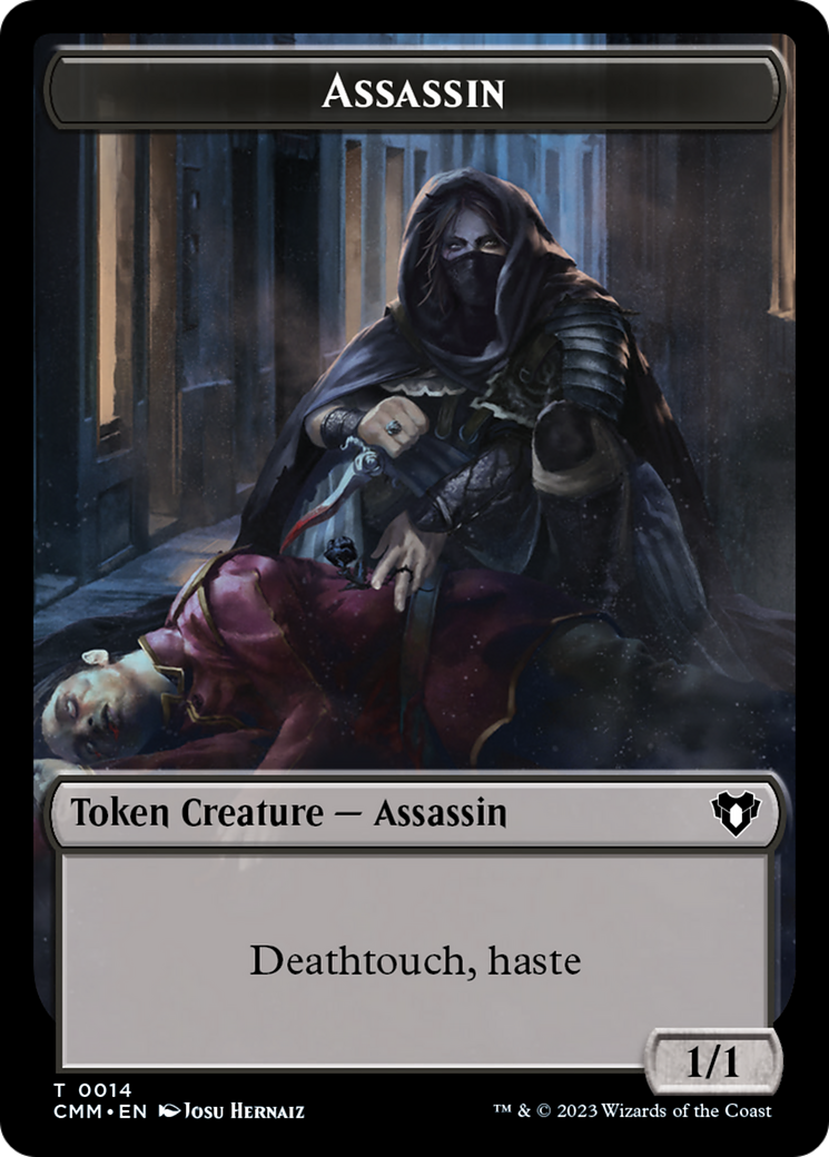 Assassin Token [Commander Masters Tokens] | Kessel Run Games Inc. 