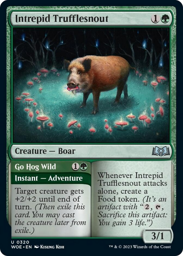 Intrepid Trufflesnout // Go Hog Wild [Wilds of Eldraine] | Kessel Run Games Inc. 