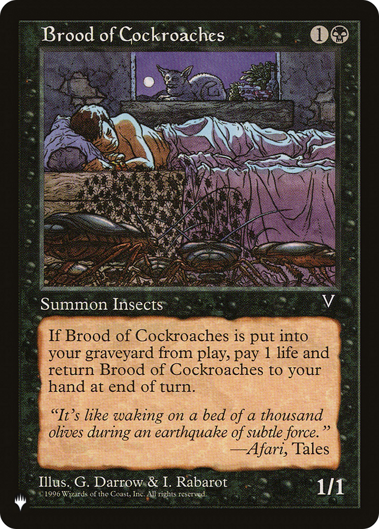 Brood of Cockroaches [The List Reprints] | Kessel Run Games Inc. 