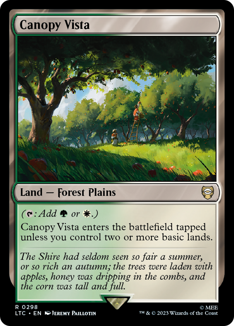 Canopy Vista [The Lord of the Rings: Tales of Middle-Earth Commander] | Kessel Run Games Inc. 