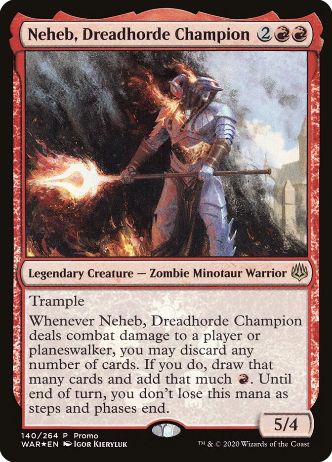 Neheb, Dreadhorde Champion [Resale Promos] | Kessel Run Games Inc. 