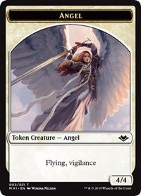Angel (002) // Soldier (004) Double-Sided Token [Modern Horizons Tokens] | Kessel Run Games Inc. 