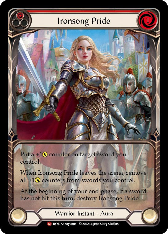 Ironsong Pride (Extended Art) [DYN072] (Dynasty)  Rainbow Foil | Kessel Run Games Inc. 