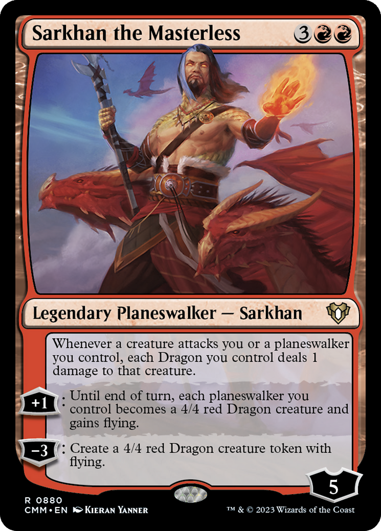 Sarkhan the Masterless [Commander Masters] | Kessel Run Games Inc. 