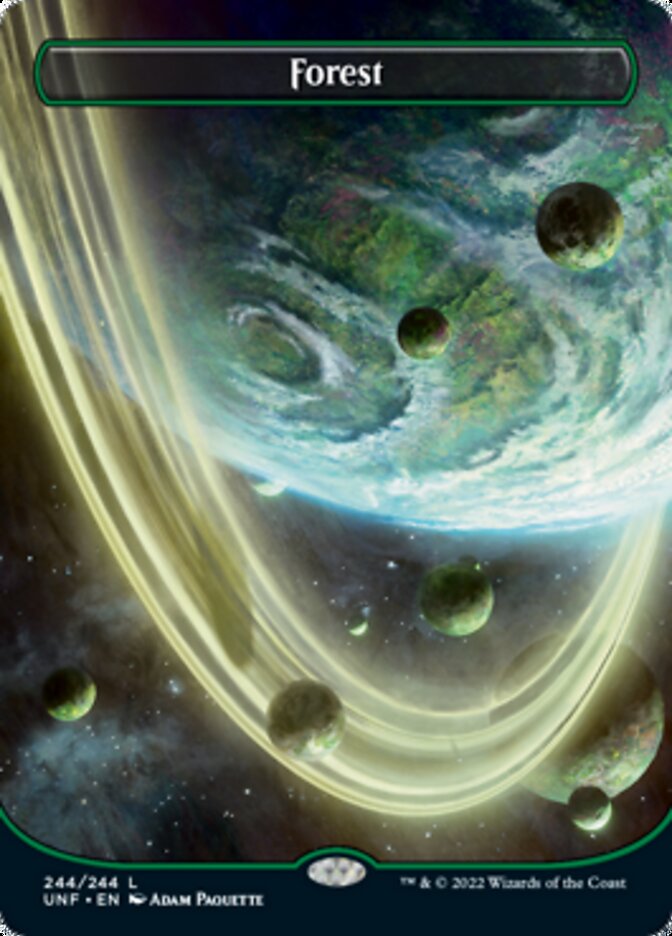 Forest (244) (Orbital Space-ic Land) [Unfinity] | Kessel Run Games Inc. 