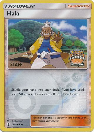 Hala (126/145) (Regional Championship Promo Staff) [Sun & Moon: Guardians Rising] | Kessel Run Games Inc. 