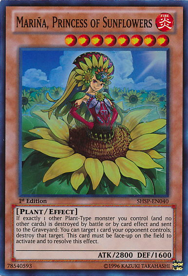 Marina, Princess of Sunflowers [SHSP-EN040] Super Rare | Kessel Run Games Inc. 