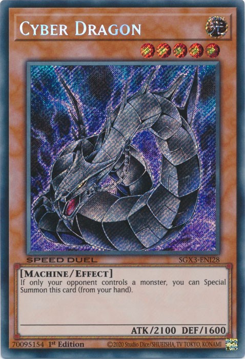 Cyber Dragon [SGX3-ENI28] Secret Rare | Kessel Run Games Inc. 