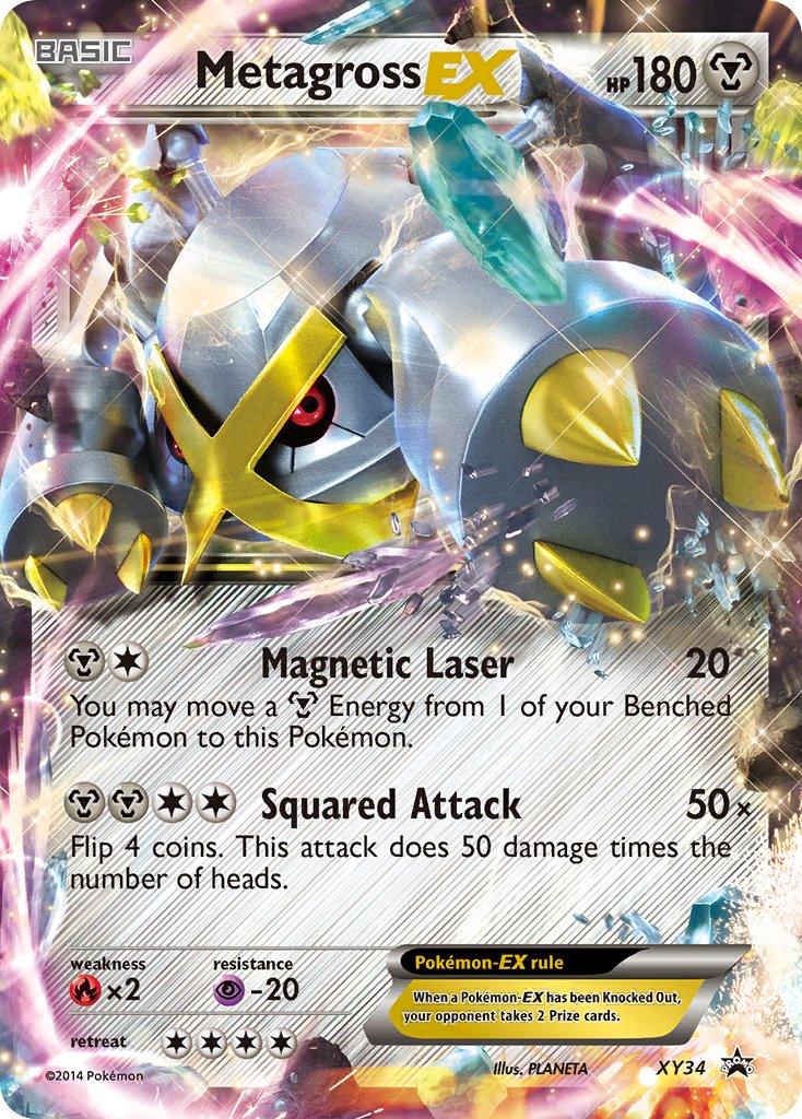 Metagross EX (XY34) [XY: Black Star Promos] | Kessel Run Games Inc. 