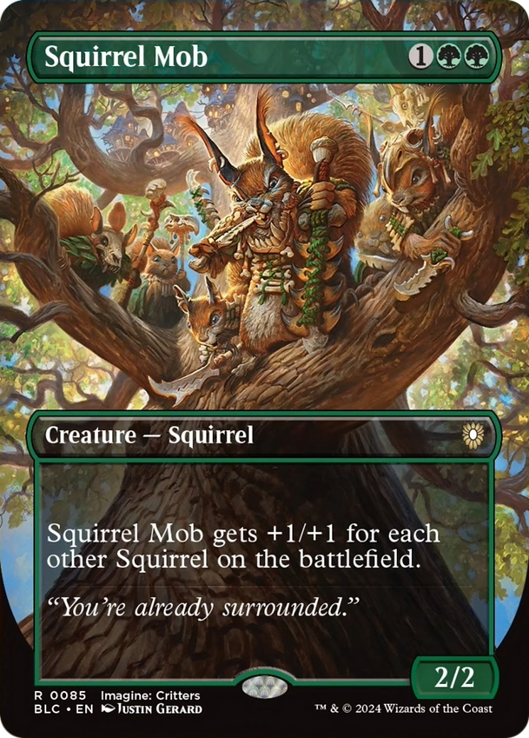 Squirrel Mob (Borderless) [Bloomburrow Commander] | Kessel Run Games Inc. 