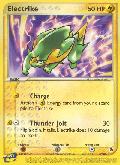 Electrike (30/109) [EX: Ruby & Sapphire] | Kessel Run Games Inc. 