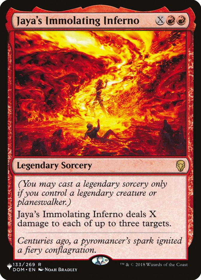 Jaya's Immolating Inferno [The List] | Kessel Run Games Inc. 