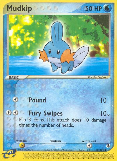 Mudkip (60/109) [EX: Ruby & Sapphire] | Kessel Run Games Inc. 