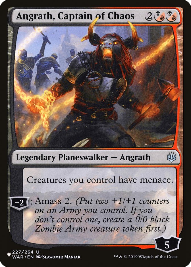 Angrath, Captain of Chaos [The List] | Kessel Run Games Inc. 