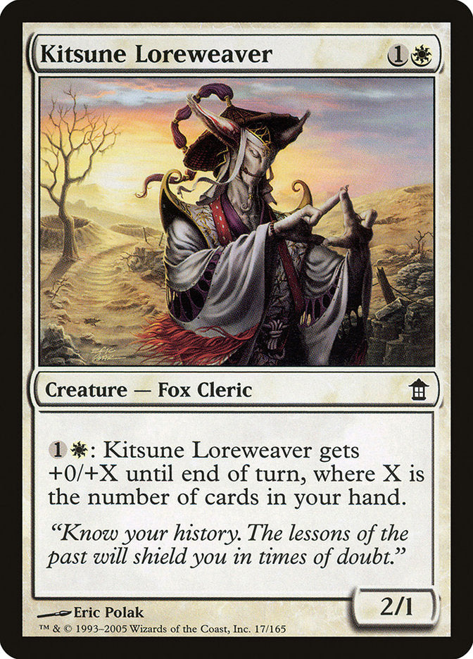 Kitsune Loreweaver [Saviors of Kamigawa] | Kessel Run Games Inc. 