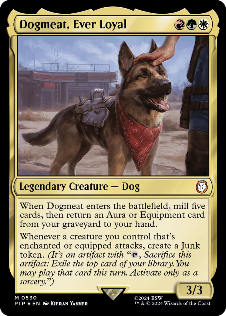 Dogmeat, Ever Loyal (Surge Foil) [Fallout] | Kessel Run Games Inc. 