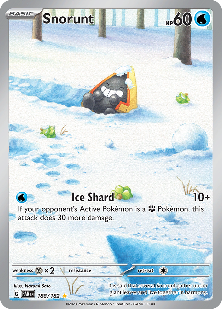 Snorunt (188/182) [Scarlet & Violet: Paradox Rift] | Kessel Run Games Inc. 