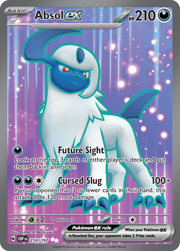 Absol ex (214/197) [Scarlet & Violet: Obsidian Flames] | Kessel Run Games Inc. 