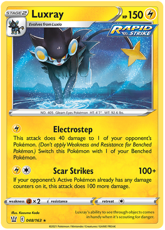 Luxray (048/163) [Sword & Shield: Battle Styles] | Kessel Run Games Inc. 