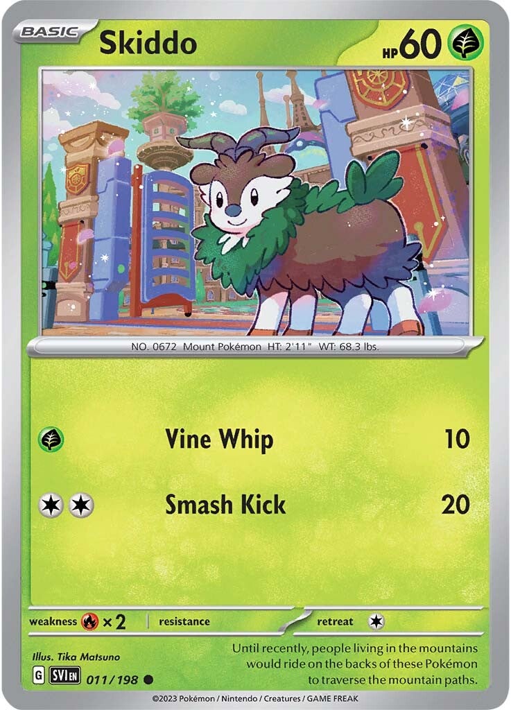 Skiddo (011/198) [Scarlet & Violet: Base Set] | Kessel Run Games Inc. 