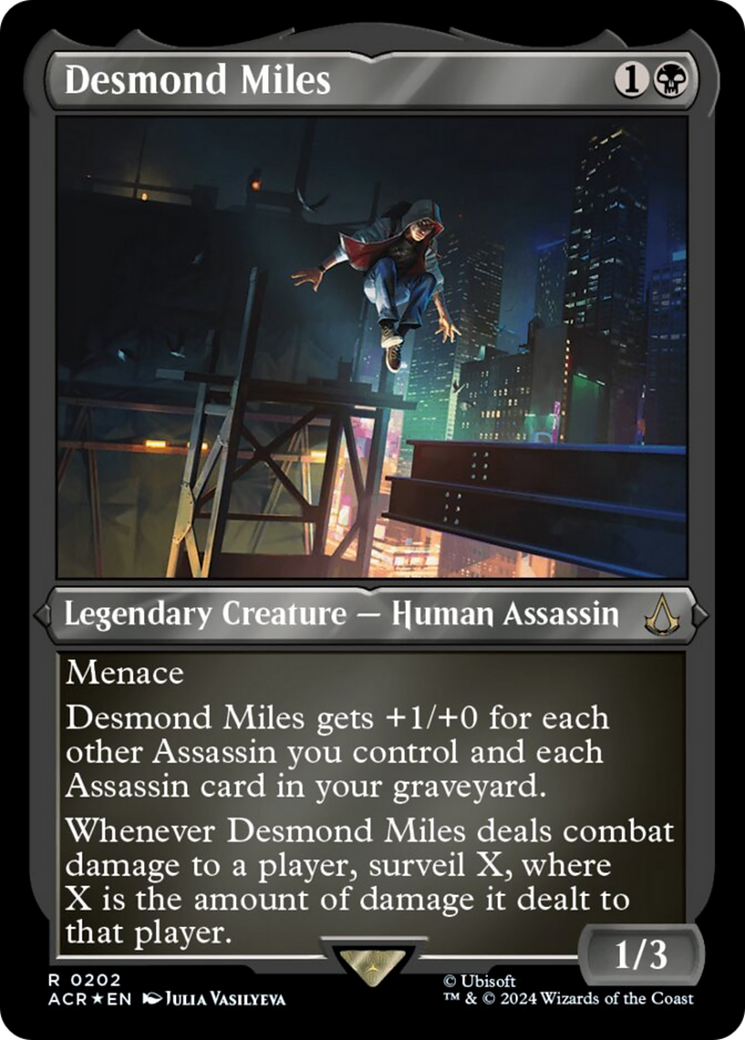 Desmond Miles (Foil Etched) [Assassin's Creed] | Kessel Run Games Inc. 