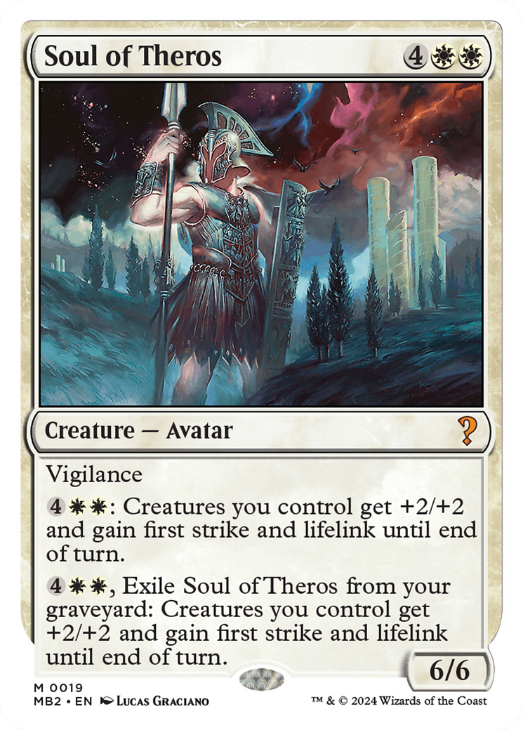 Soul of Theros (White Border) [Mystery Booster 2] | Kessel Run Games Inc. 