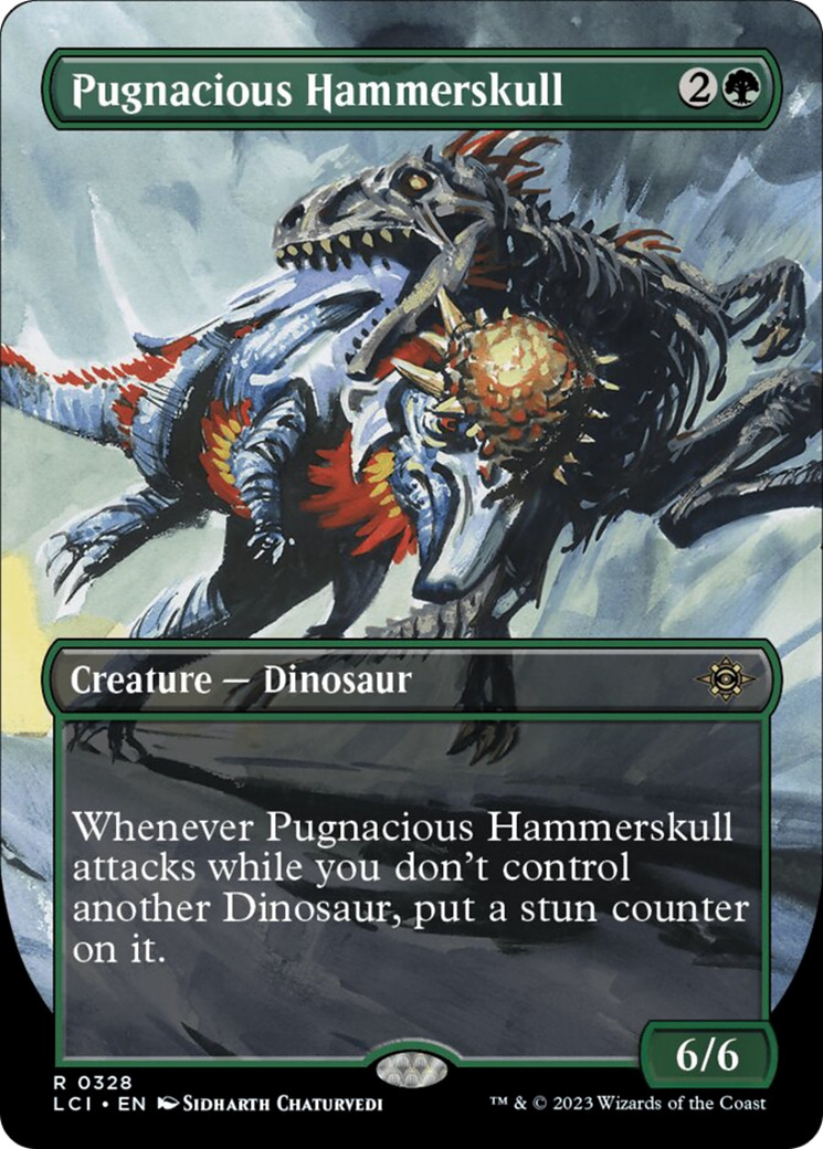 Pugnacious Hammerskull (Borderless) [The Lost Caverns of Ixalan] | Kessel Run Games Inc. 