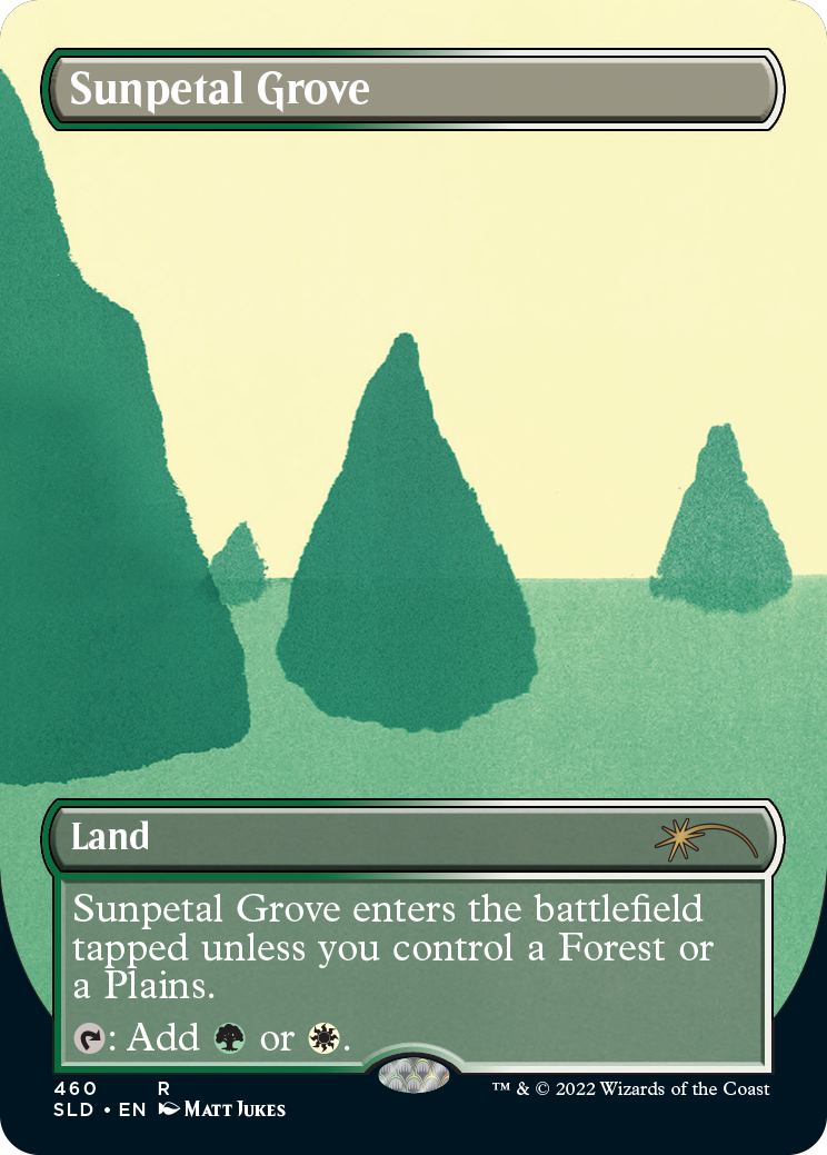 Sunpetal Grove (Borderless) [Secret Lair Drop Series] | Kessel Run Games Inc. 
